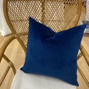 Royal Blue Velvet Pillow