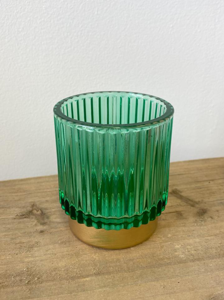 Green Glass Votives I Do Events