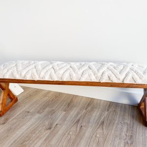 Ivory Cushion Bench