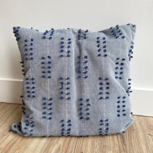 Blue Dot Pillow