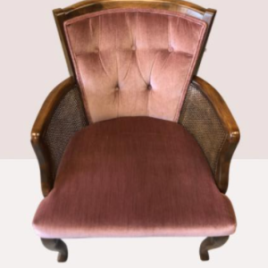 QC - Mauve Velvet Armchairs