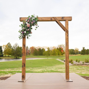 QC - Wood Rectangle Arbor