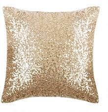 Light Gold Sequin Pillow
