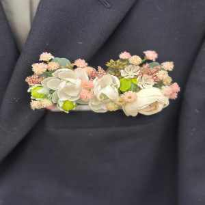 CUSTOM - Silk Pocket Boutonniere - Keepsake