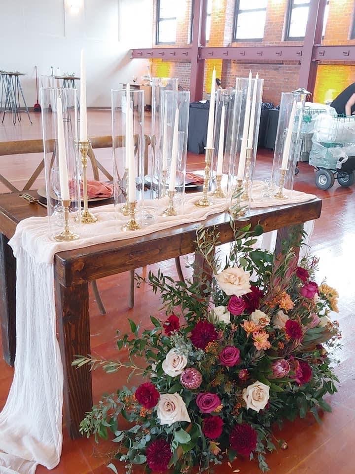 Glass Candle Chimneys (4″x14″) I Do Events