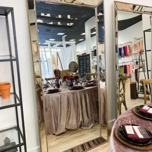 Oversized Champagne Mirror