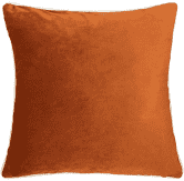 Burnt Orange Velvet Pillows