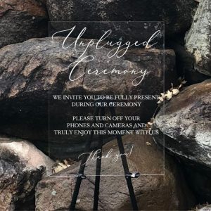 QC - Acrylic Unplugged Sign