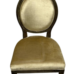QC - Champagne Velvet Royalty Chairs